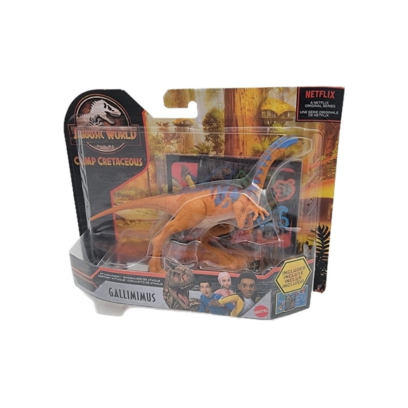 Jurassic World Camp Cretaceous Attack Pack 5pc Lot Dimorphodon Error Gallimimus - Picture 3 of 7